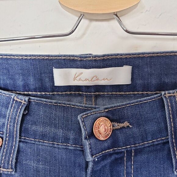 Kancan Premier Skinny Jeans Size 27 Waist Medium Blue Wash Rayon Cotton Stretch - Picture 5 of 9